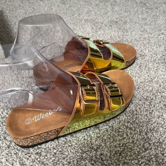 Weeboo Neon Bronze comfort sandal - Picture 3 of 7